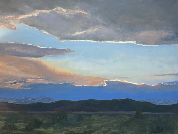 Mallory Sharp Silver Lining 48" x 36"