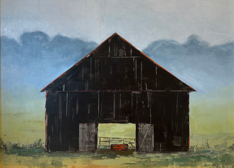 Mallory Sharp Through The Dark 24" x 18"