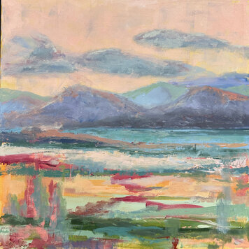 Mallory Sharp Between Villages 24" x 24"