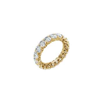 Elements by E79 14K Yellow 5 CTW Lab-Grown Diamond Low Profile Eternity Band