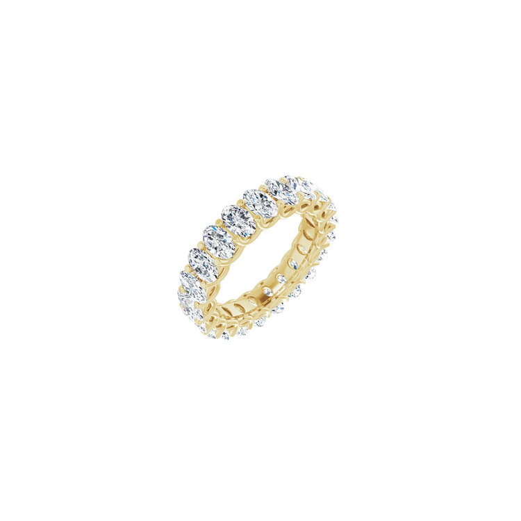 Elements by E79 14K Yellow 4 CTW Lab-Grown Diamond Eternity Band