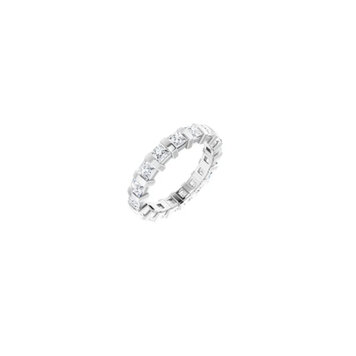 Elements by E79 14K White 1 7/8 CTW Natural Diamond Eternity Band
