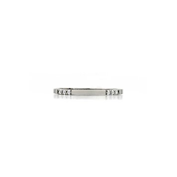 925SUNEERA Cari Sterling Silver Vintage Finish Band w 4 Stations of 3 Diamonds
