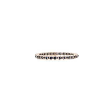 Todd Reed 392 Blue Sapphire Palladium Eternity Band