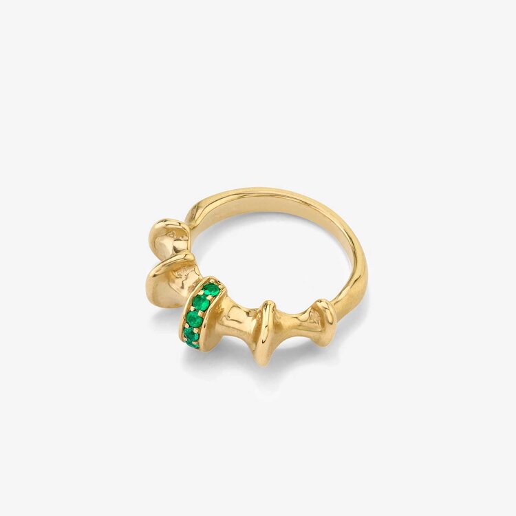 VRAM Chrona I Ring with Emeralds