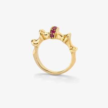 VRAM Chrona I Ring with Rubies