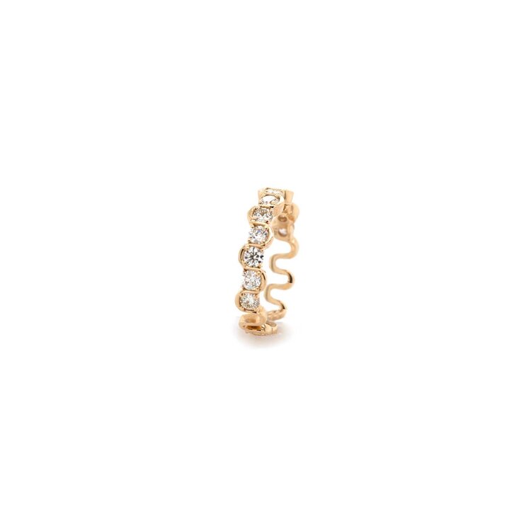 Gemma Couture Squiggly Diamond Band Ring