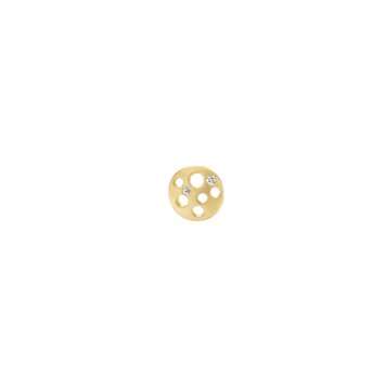 Dana Bronfman 18k Yellow Gold Coin Single Stud Earring