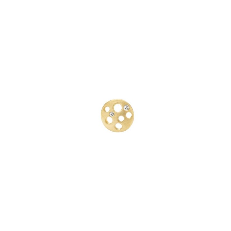 Dana Bronfman 18k Yellow Gold Coin Single Stud Earring