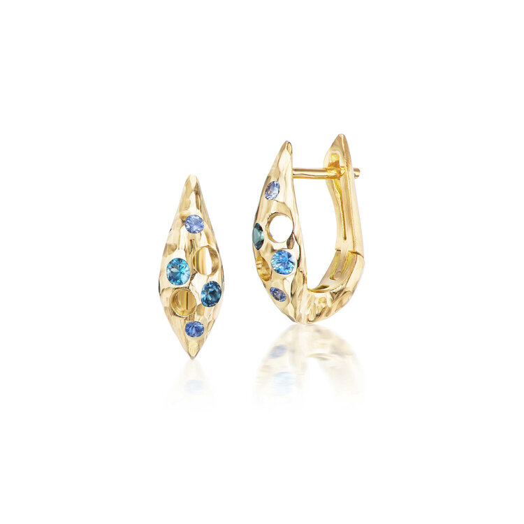 Dana Bronfman Rivers Marquita Oculus Huggie Earrings