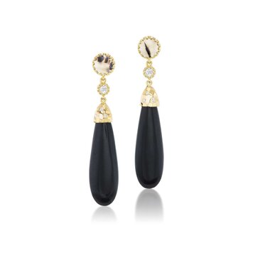 Dana Bronfman Midnight Magic Drop Earrings