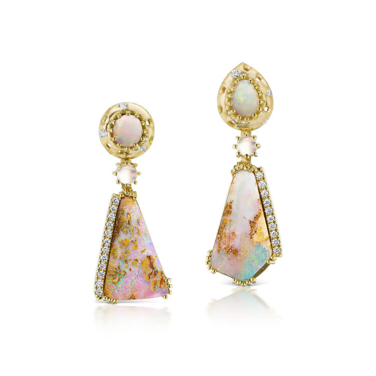 Dana Bronfman Desert Goddess Opal Earrings
