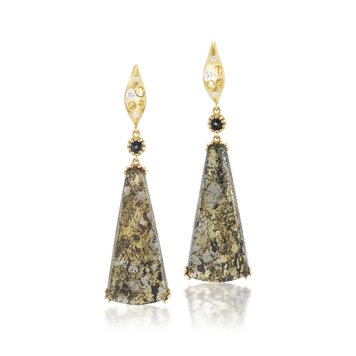Dana Bronfman Gold Rush Marquita Dangles Earrings