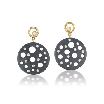 Dana Bronfman Oculus Disco Drop Earrings Small