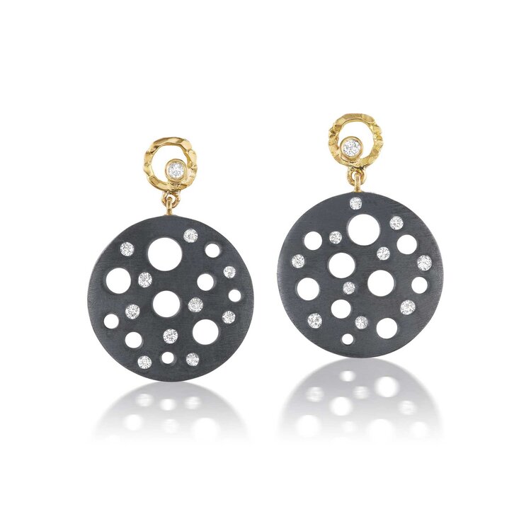 Dana Bronfman Oculus Disco Drop Earrings Small