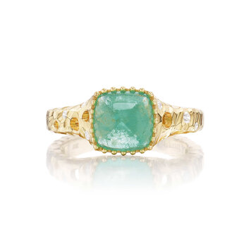 Dana Bronfman Sugarloaf Mint Pyramid Ring