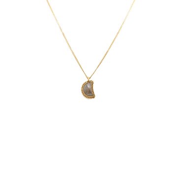 Amali One-of-a-Kind Diamond Moon Necklace