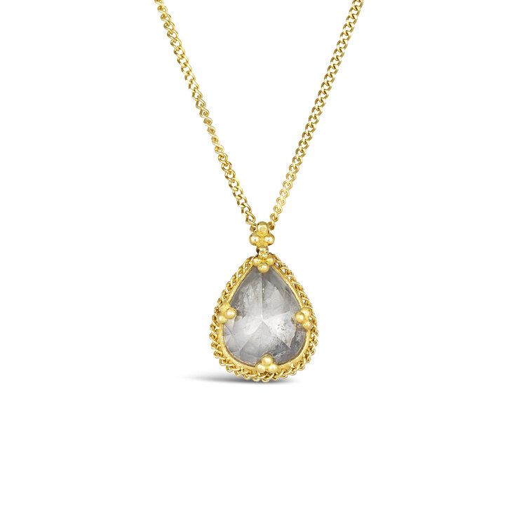 Amali One-of-a-Kind Diamond Teardrop Necklace