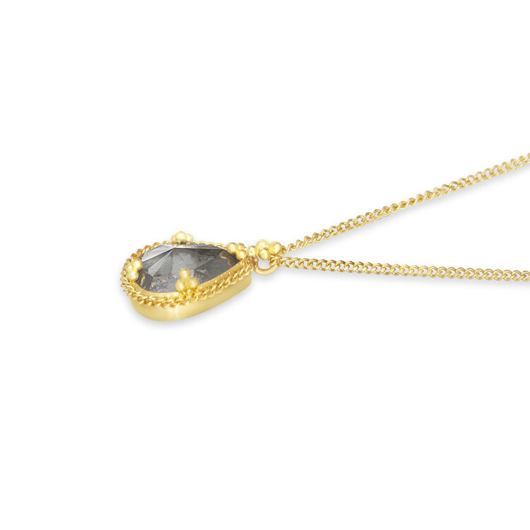 Amali One-of-a-Kind Diamond Teardrop Necklace