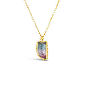 Amali One-of-a-Kind Watermelon Tourmaline Necklace
