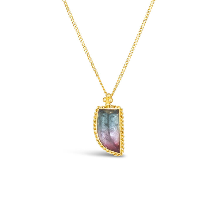 Amali One-of-a-Kind Watermelon Tourmaline Necklace