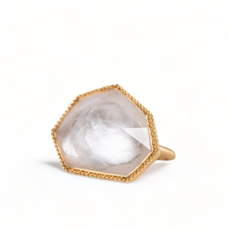 Amali One-of-a-Kind Rock Crystal Ring