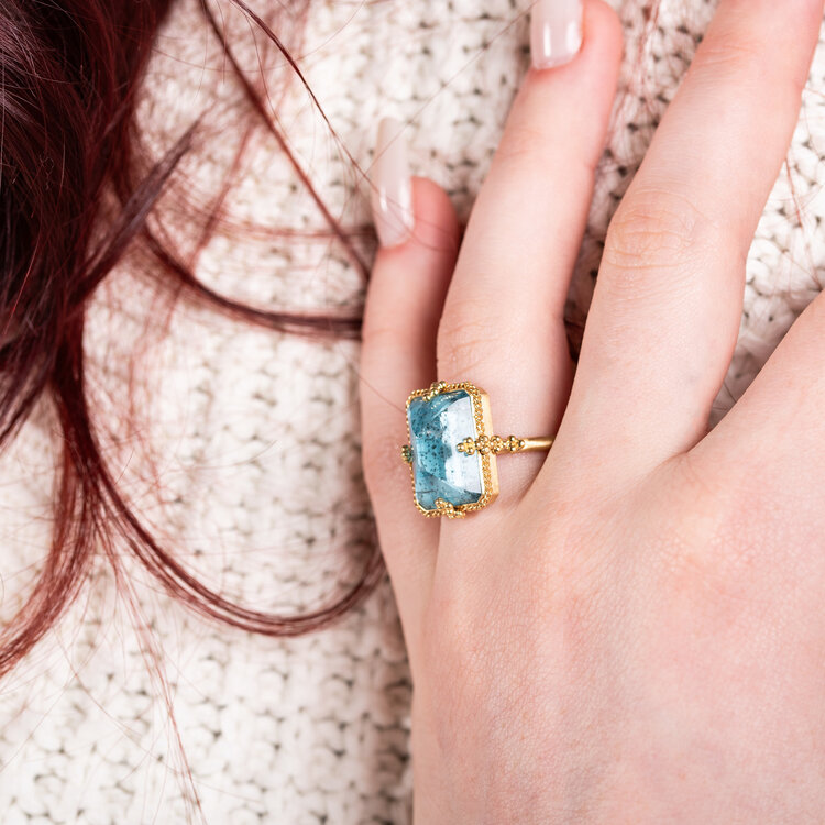 Amali One-of-a-Kind Aquamarine Ring