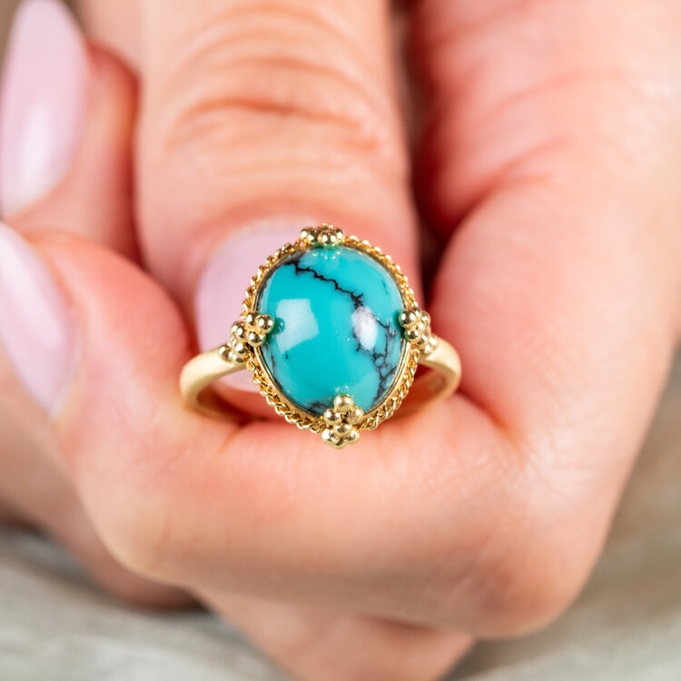Amali One-of-a-Kind Turquoise Ring