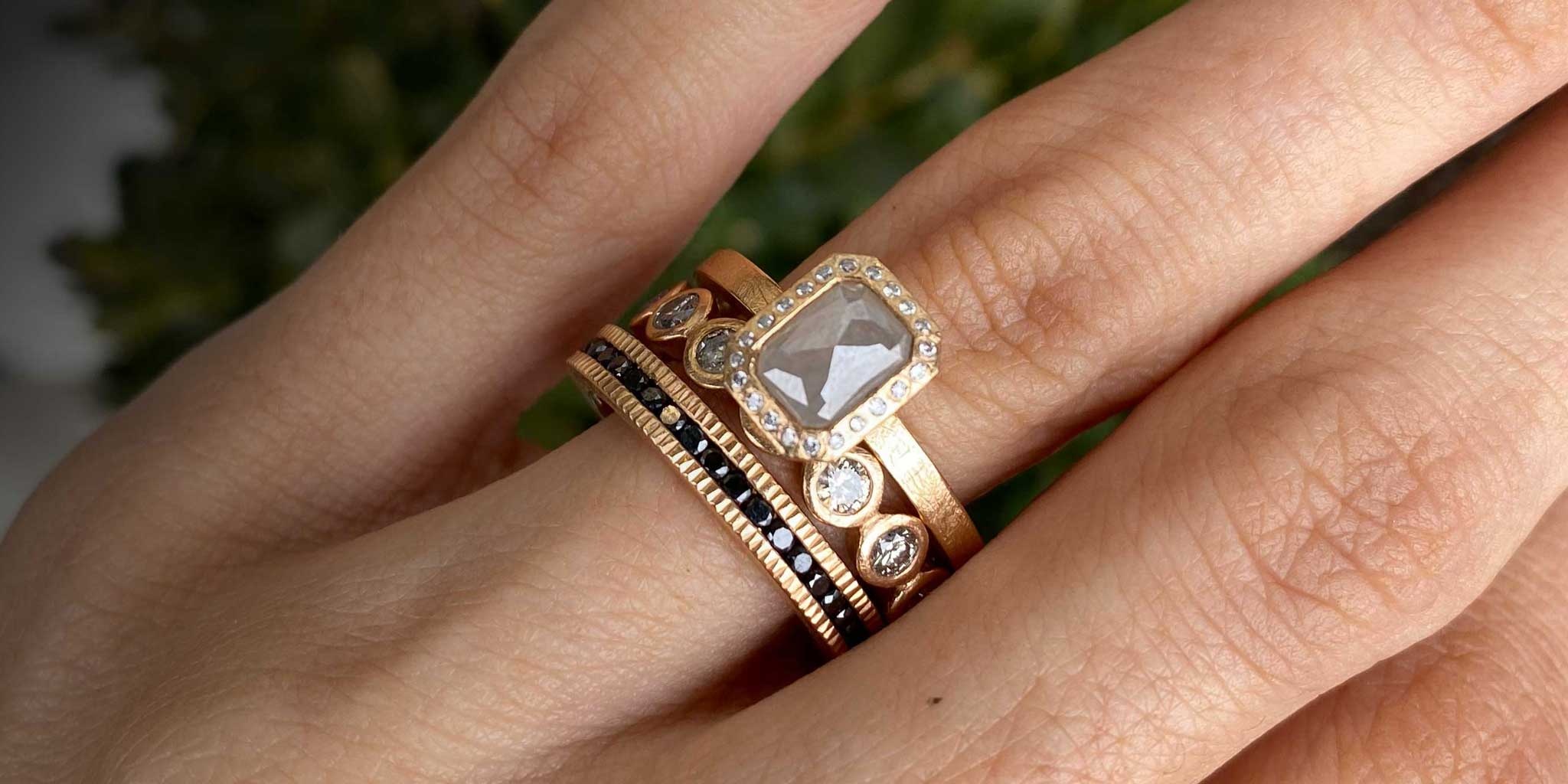 Salt & Pepper Diamond Rings: The Complete Guide