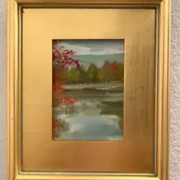Meredith Fauzel - Nova Scotia Glimpse of Fall- Original Oil