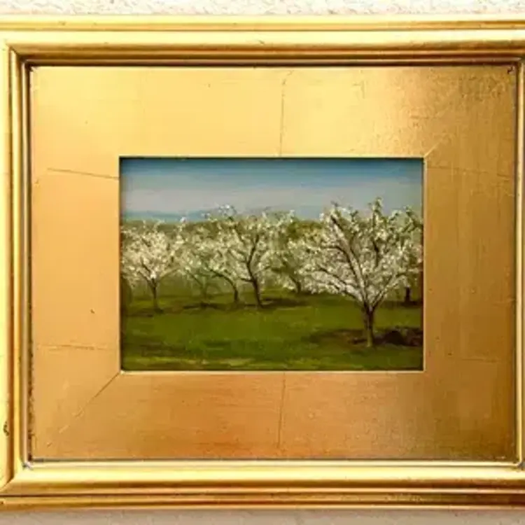 Meredith Fauzel - Nova Scotia Orchard in Bloom - Original Oil
