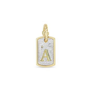 Miles McNeel Monogram A Medium Tag Pendant