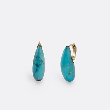Mercurius Turquoise Maxi Tumbler Earrings