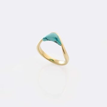 Mercurius Turquoise Stacking Band