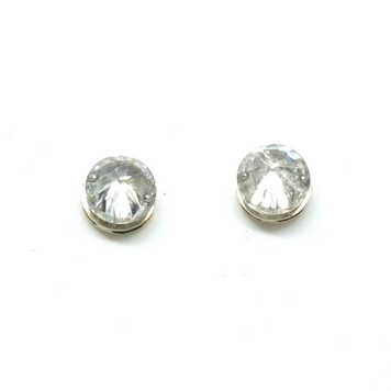TAP Round Pin Set Diamond Stud (Single)