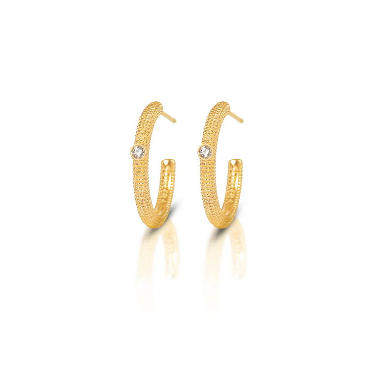 925SUNEERA Ava Hoops 10mm