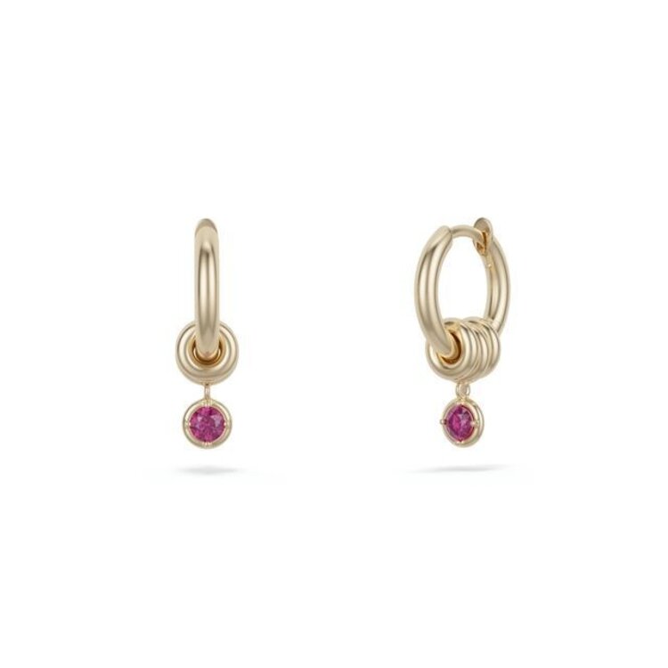 Spinelli Kilcollin Zahra Yellow Gold Rose Earrings