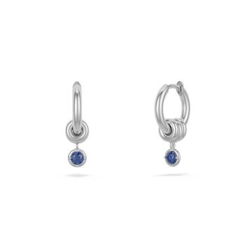 Spinelli Kilcollin Zahra Hoop Earrings Silver Bleu