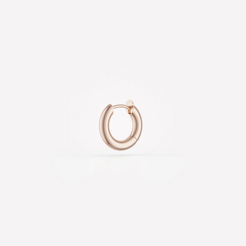 Mini Micro Hoop Rose Gold  Single