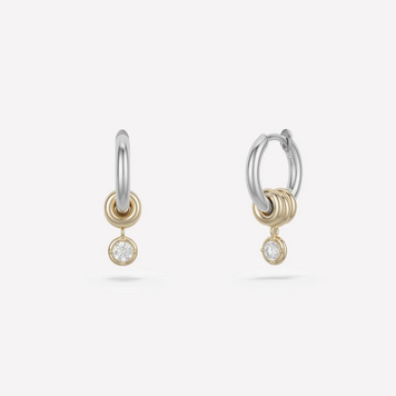 Spinelli Kilcollin Zahra Sterling Silver And Yellow Gold Earrings