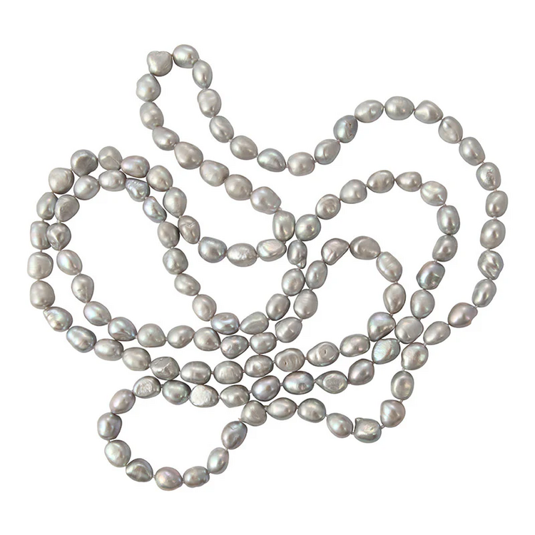 Grey Baroque Pearl Rope