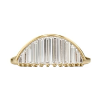 Artemer Arc Baguette Diamond Tiara Ring