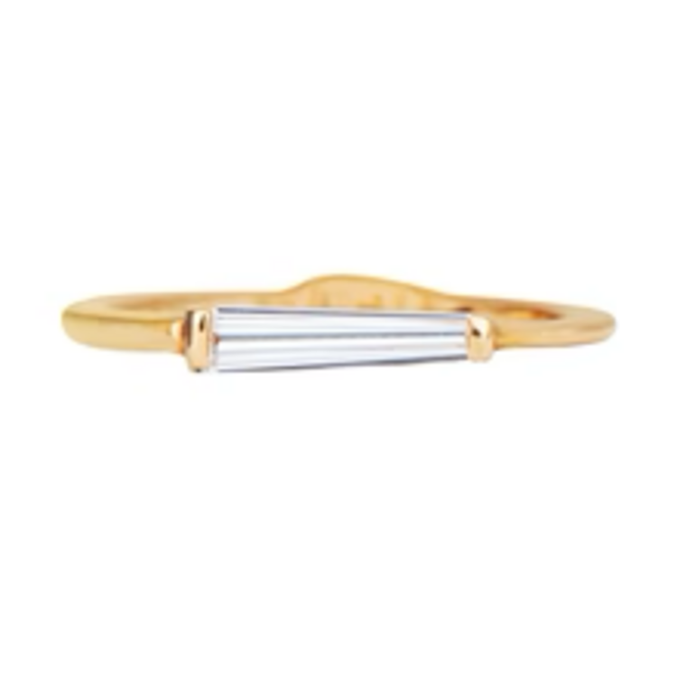 Artemer Tapered Baguette Diamond Ring