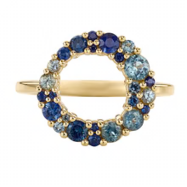 Artemer Bubble Multicolor Sapphire Ring