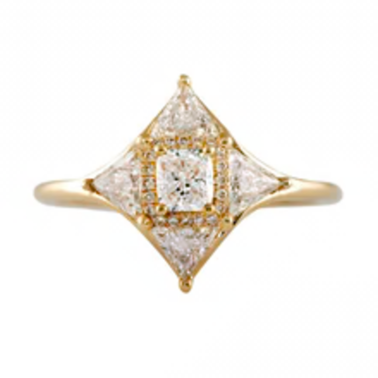 Artemer Diamond Star Ring