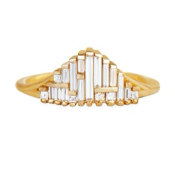 Artemer Art Deco Style Engagement Ring