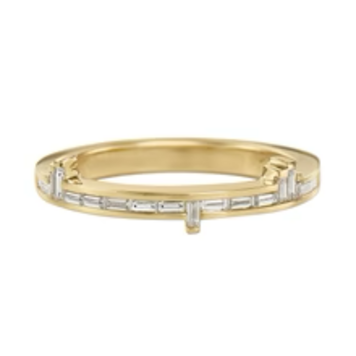 Artemer Pixel Diamond Baguette Ring