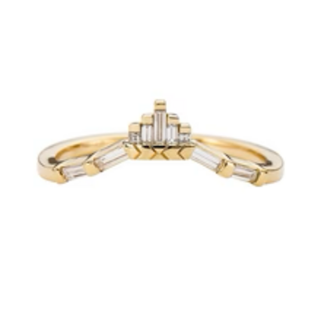 Artemer Nesting Wedding Ring - Baguette Tower