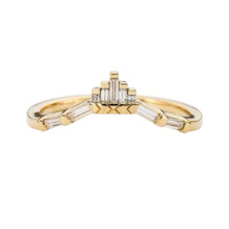 Artemer Nesting Wedding Ring - Baguette Tower