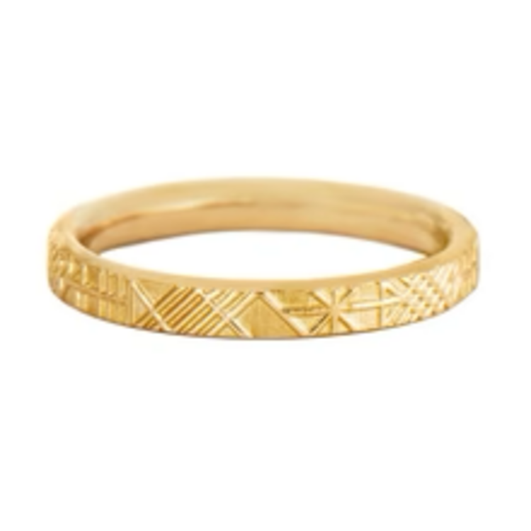Artemer Unique Geometric Wedding Ring